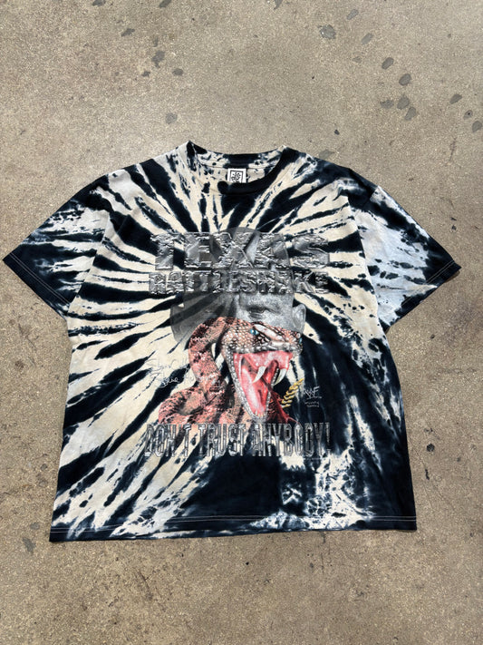1998 WWF Stone Cold Texas Rattlesnake Tie Dye Tee Size XL