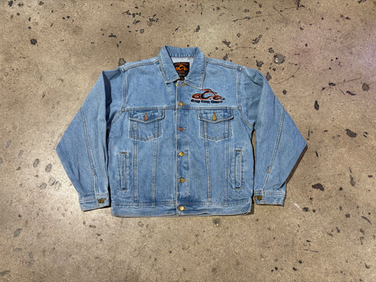 Orange County Choppers Denim Jean Jacket - Blue Size Medium