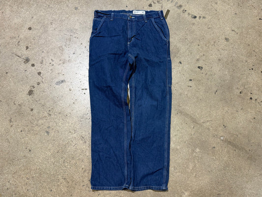 Carhartt Contrast Stitch Denim Carpenter Pants Size 34x32