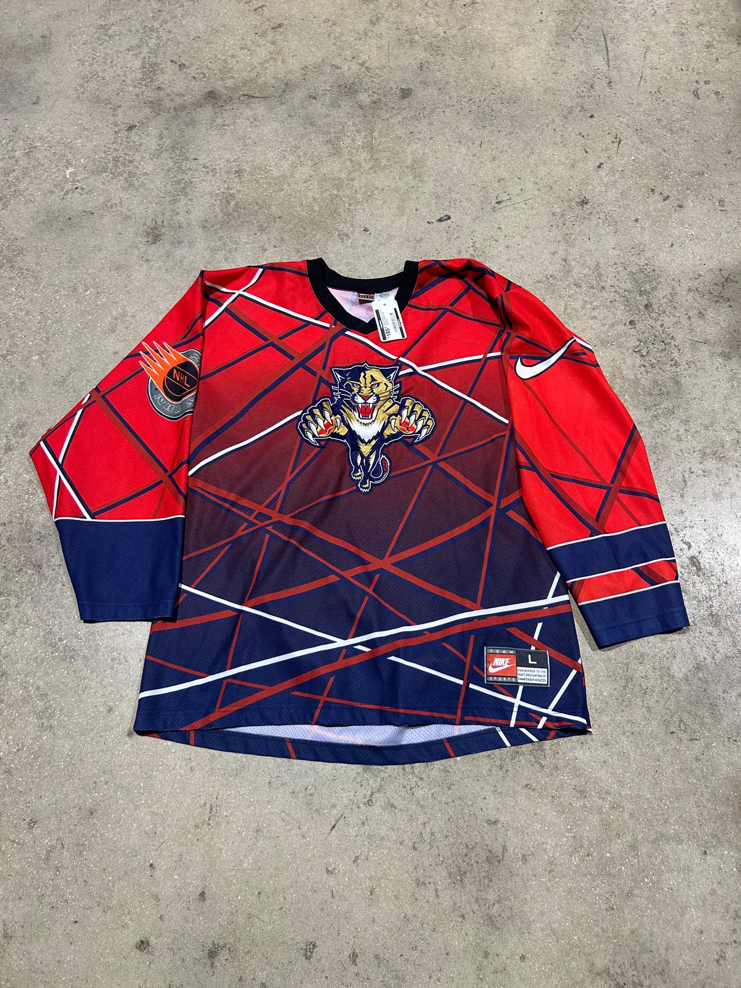 Nike Swingman Florida Panthers Net Jersey - Red Size Large