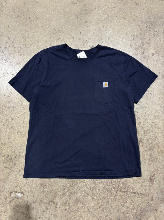 Carhartt Pocket Tee - Navy Size XL