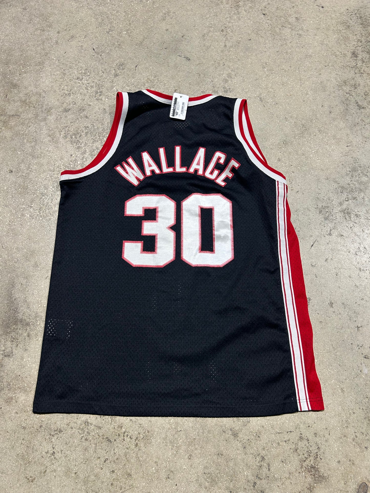 Portland Trailblazers Wallace #30 Jersey - Black Size XL