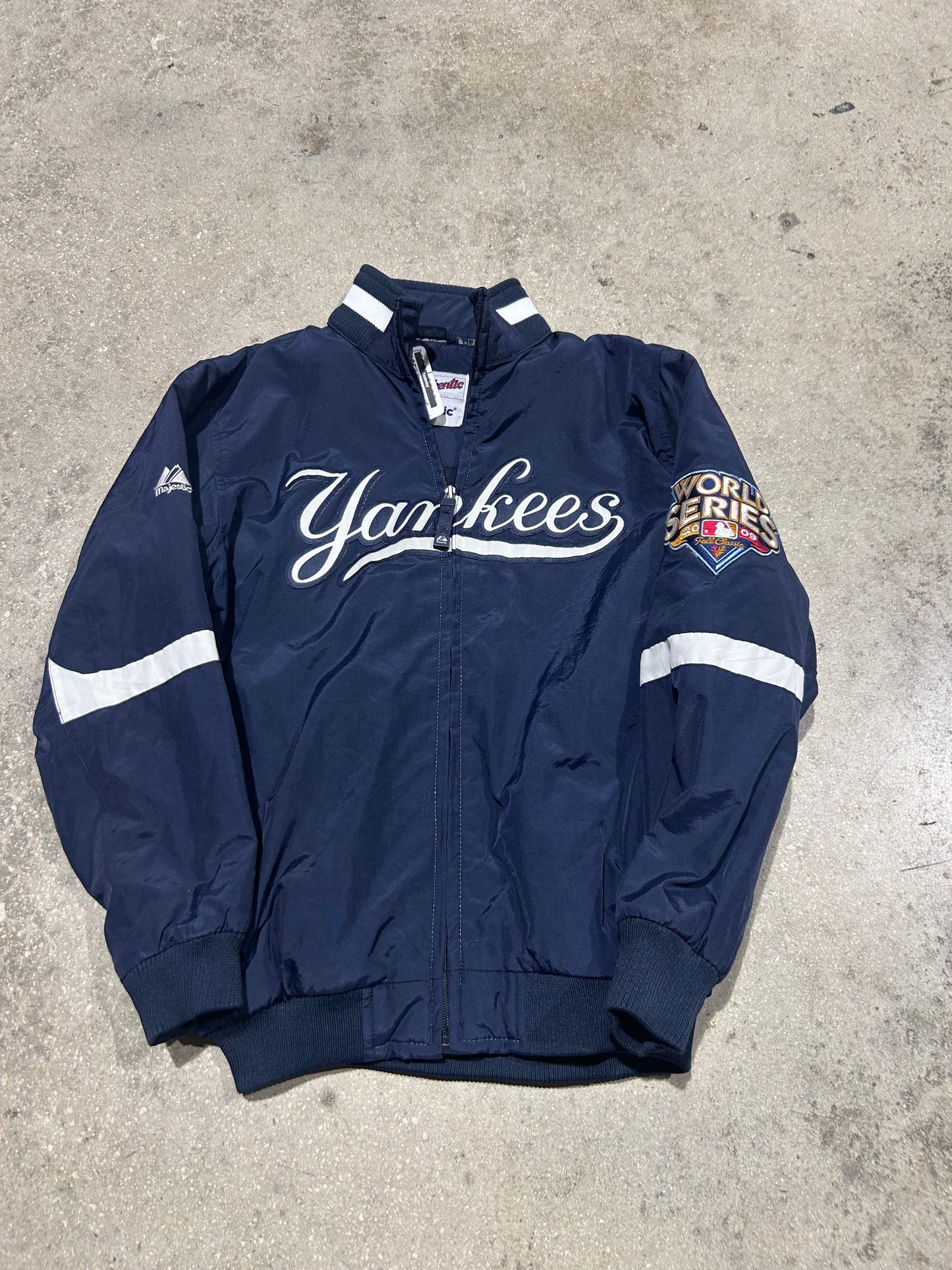2009 Kids Yankees World Series Jacket - Navy Size Medium