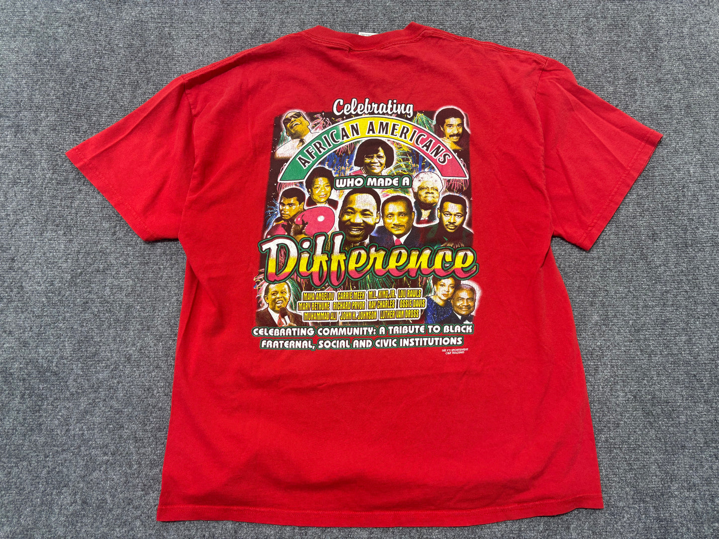 Black History 365 Days a Year Tee - Red Size XL