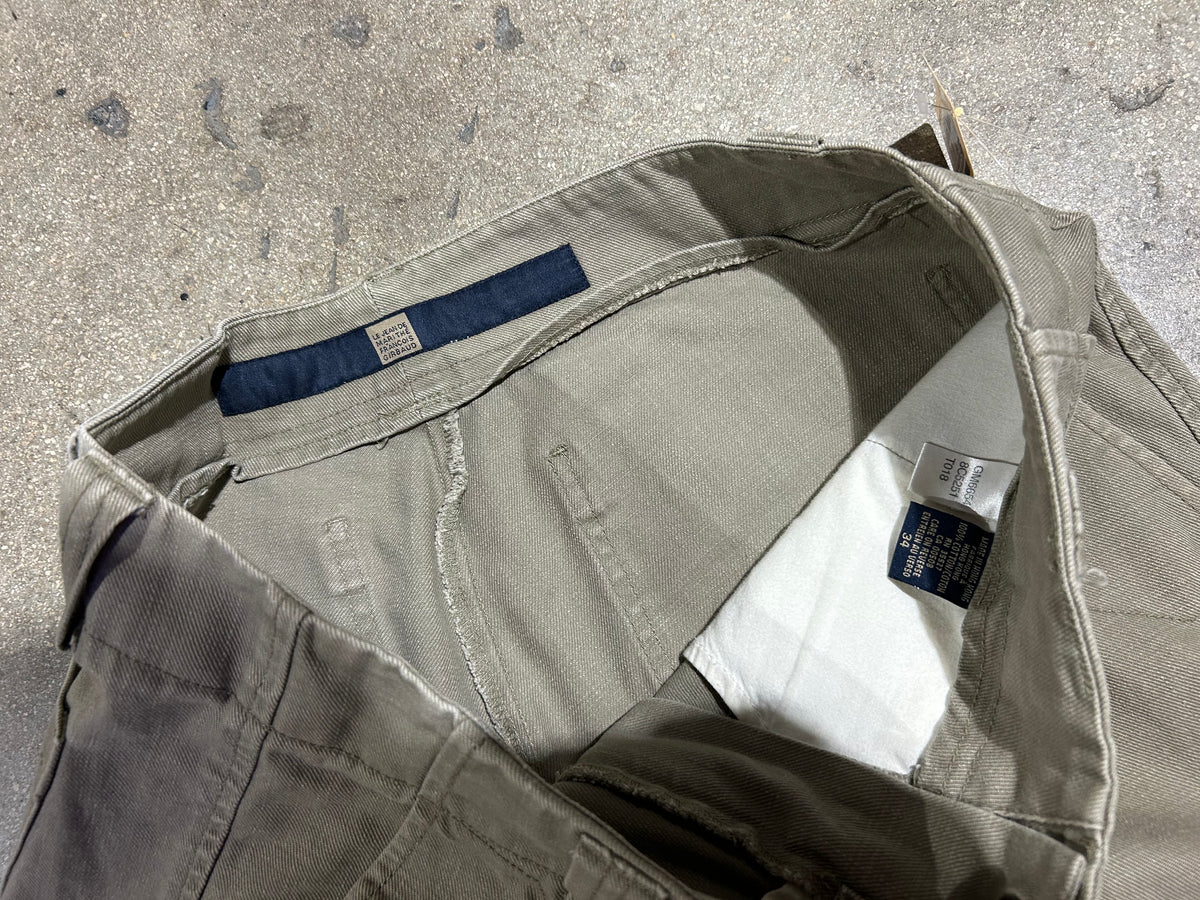 Marithe Francois Girbaud Strap Caro Pants - Khaki Size 34