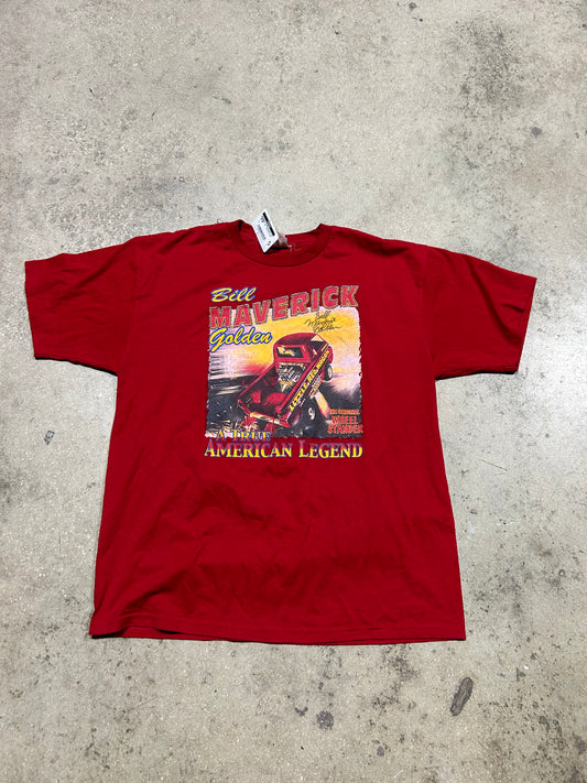 Bill Maverick Golden Truck Tee - Red Size XL