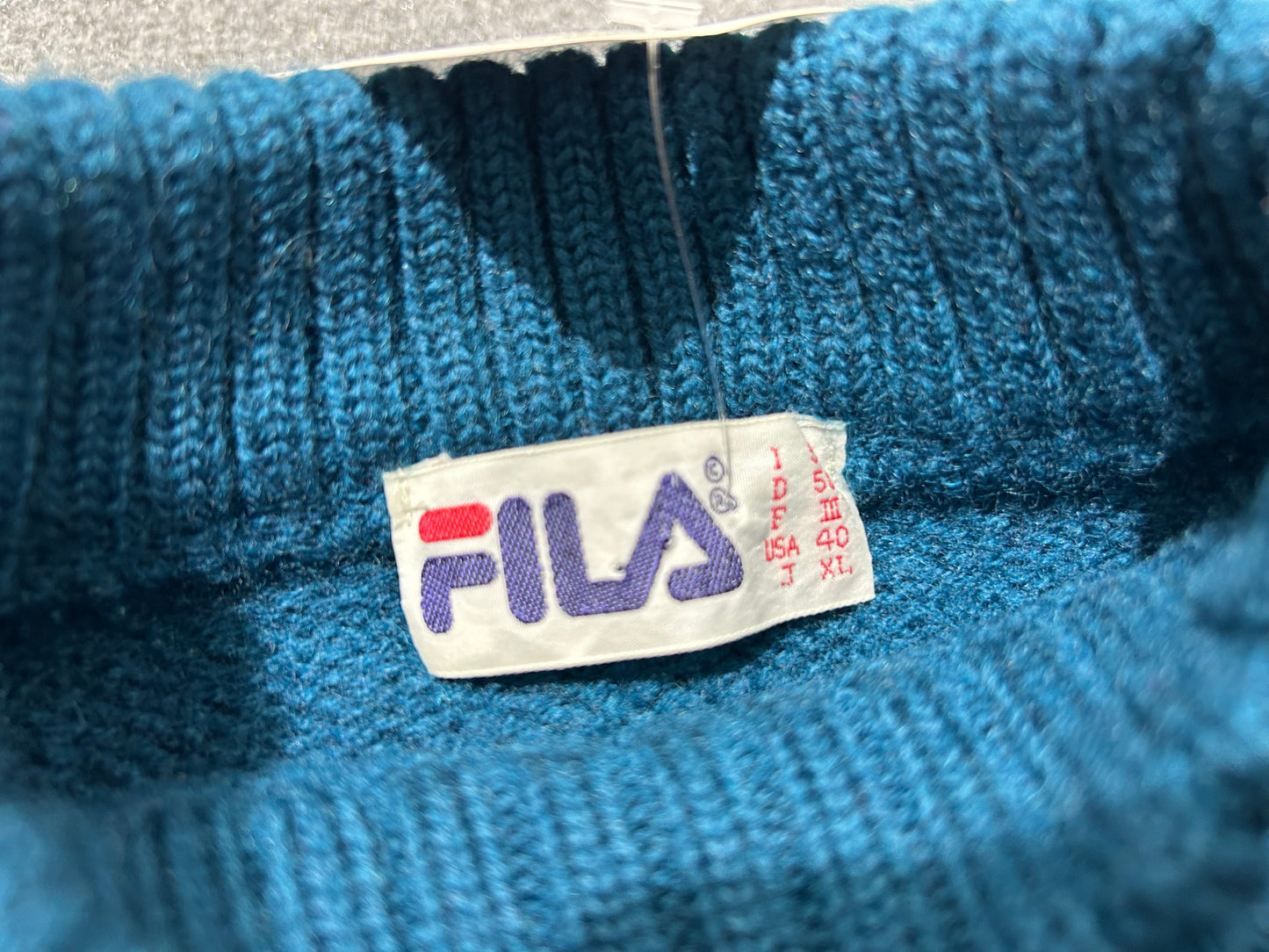 Fila Knitted Crewneck - Green size XL