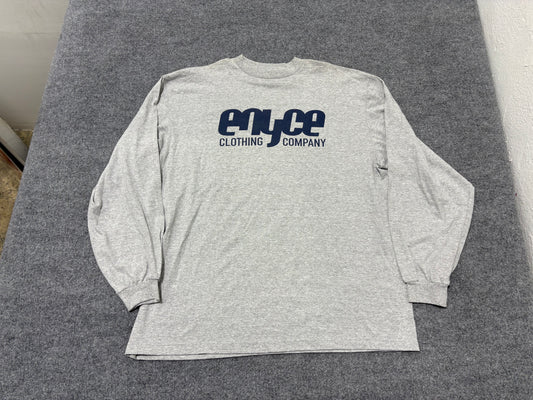 Enyce Clothing Long Sleeve Tee - Grey Size Large