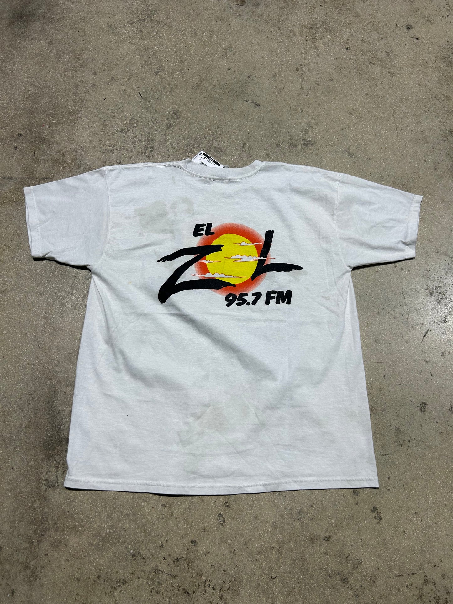 El Zol 95.7 FM Tee - White Size XL