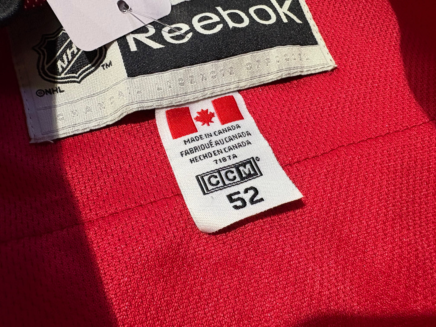 Reebok Ottawa Senator Karlsson #65 Authentic Jersey Size 52