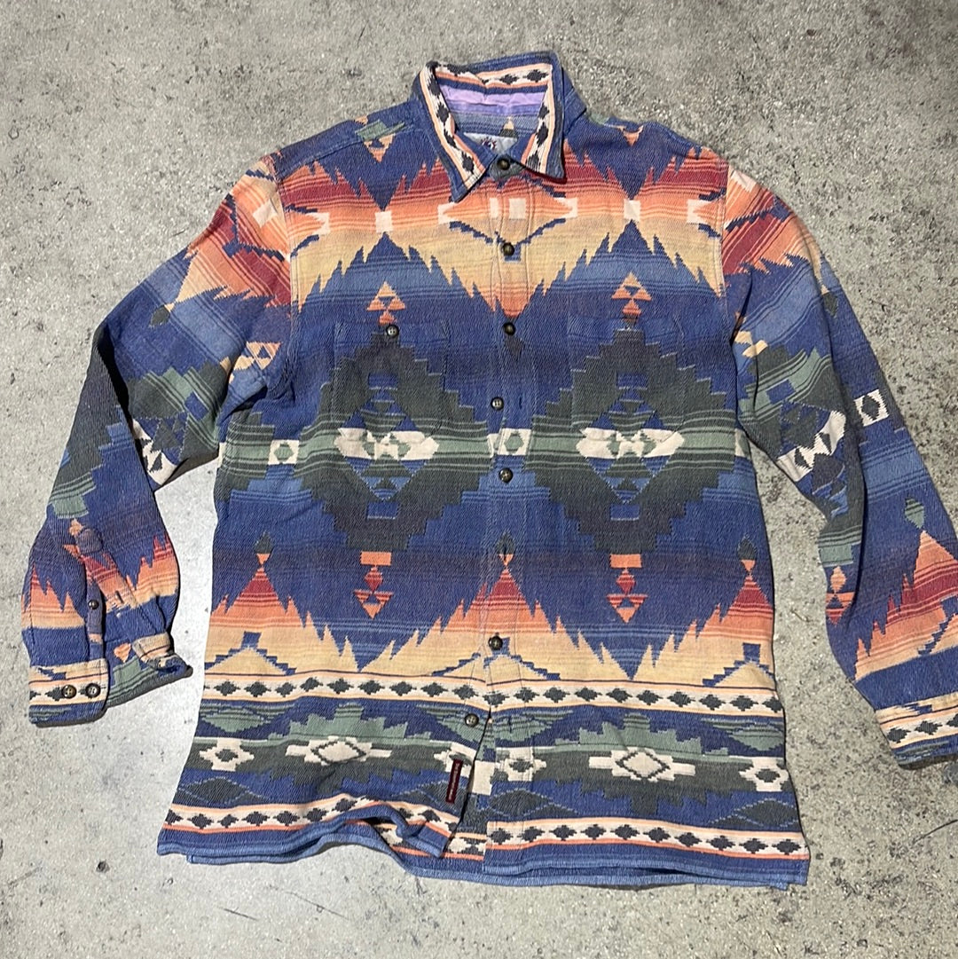 Territory Navajo Button up Shirt - Multi Size XL