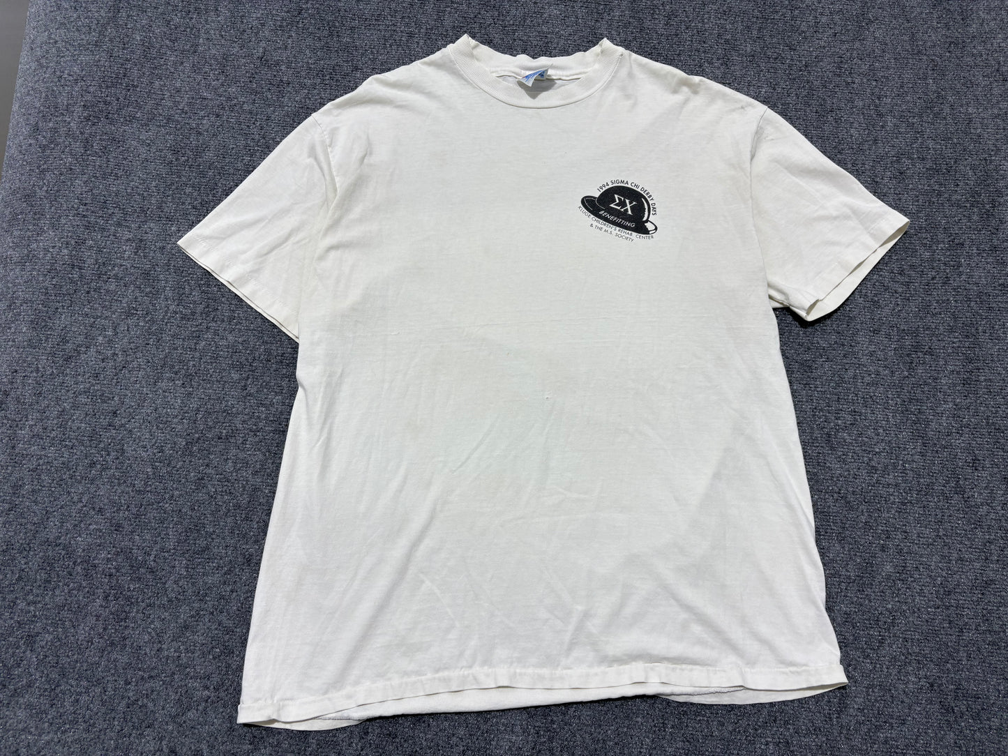 1994 Sigma Chi Derby Days Tee - White Size XL