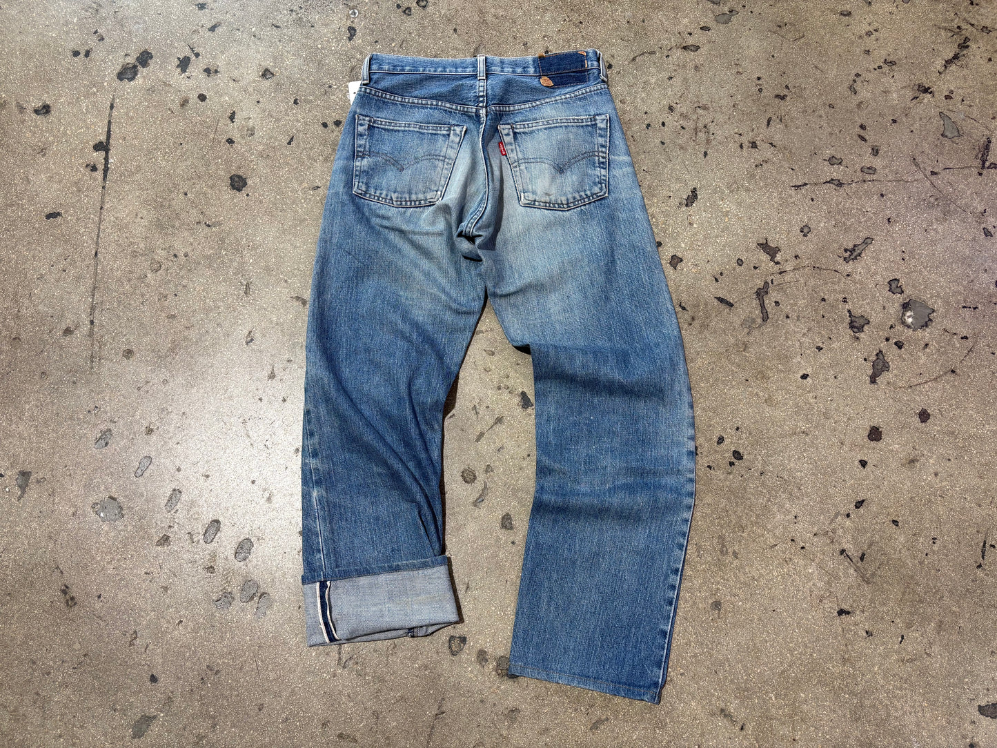 90s Levis 502xx Selvedge Big E Jeans - Blue Size 29 x 29