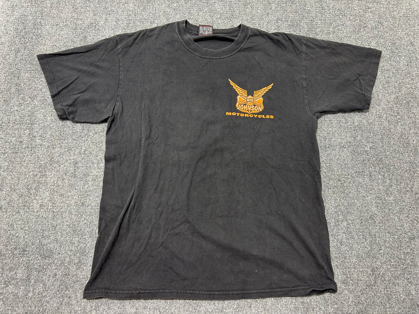 1999 Big Johnson This Bitch Owns Her Bike - Black Size Large