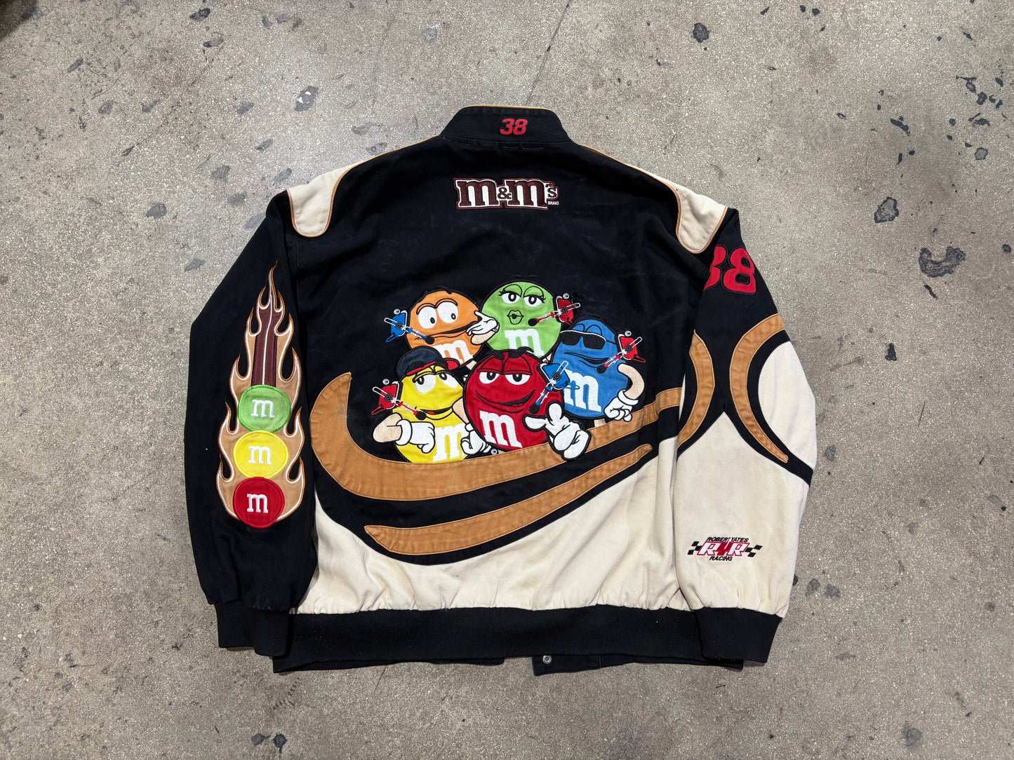 JH Design Nascar M&M Racing Jacket - Black Size 3XL