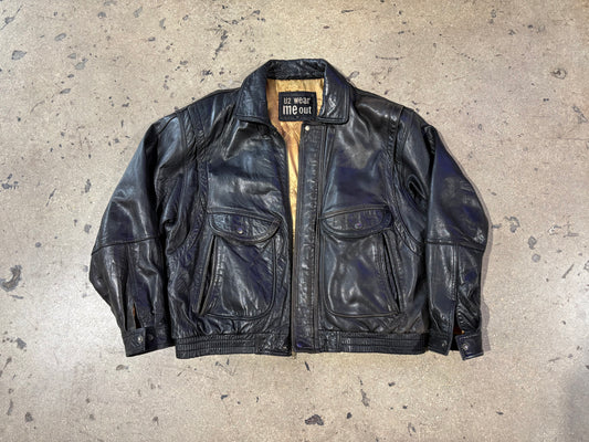 U2 Wear Me Out leather Jacket - Black Size 48/XL