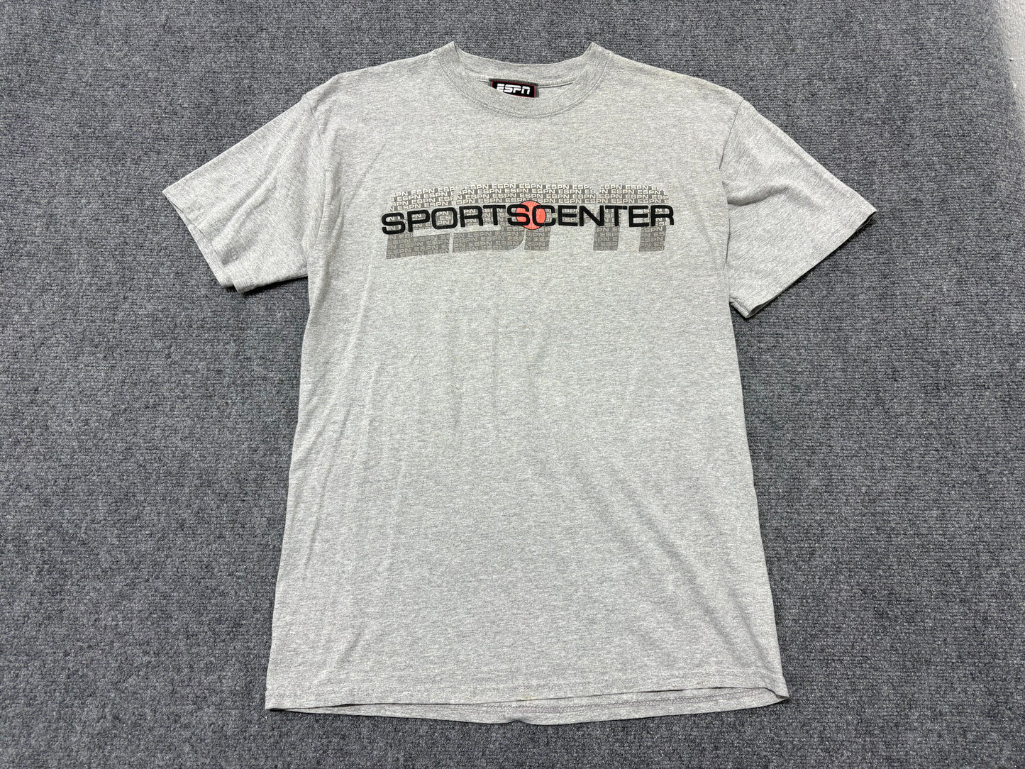 ESPN Sportscenter Tee - Grey Size Medium
