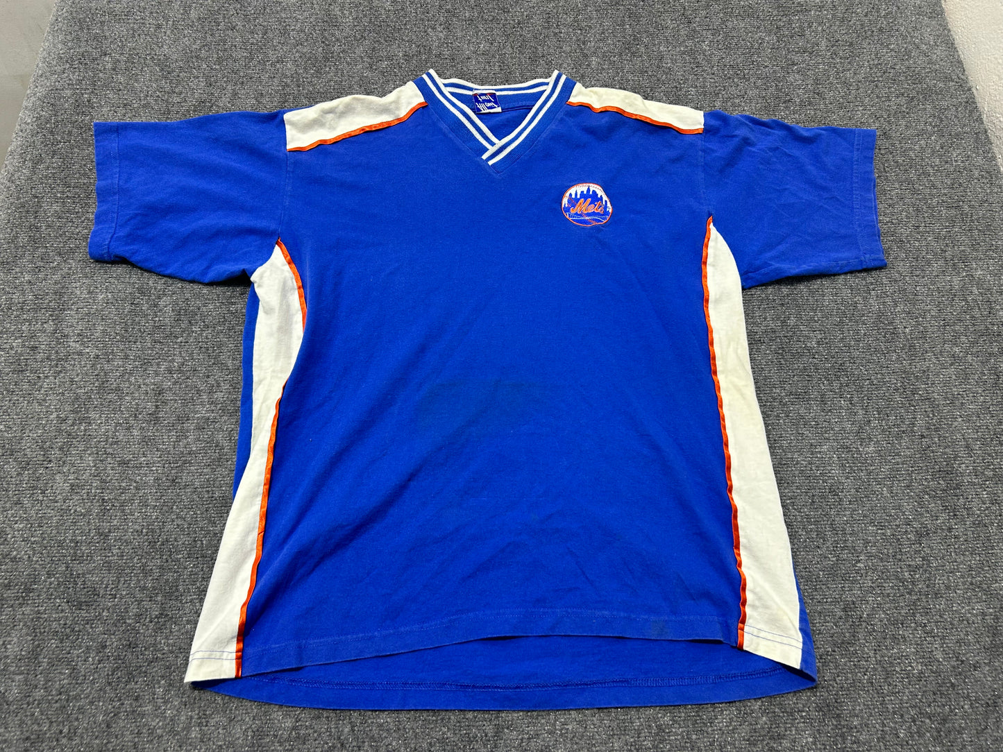 Mets Pullover Shirt - Blue Size Large(con)