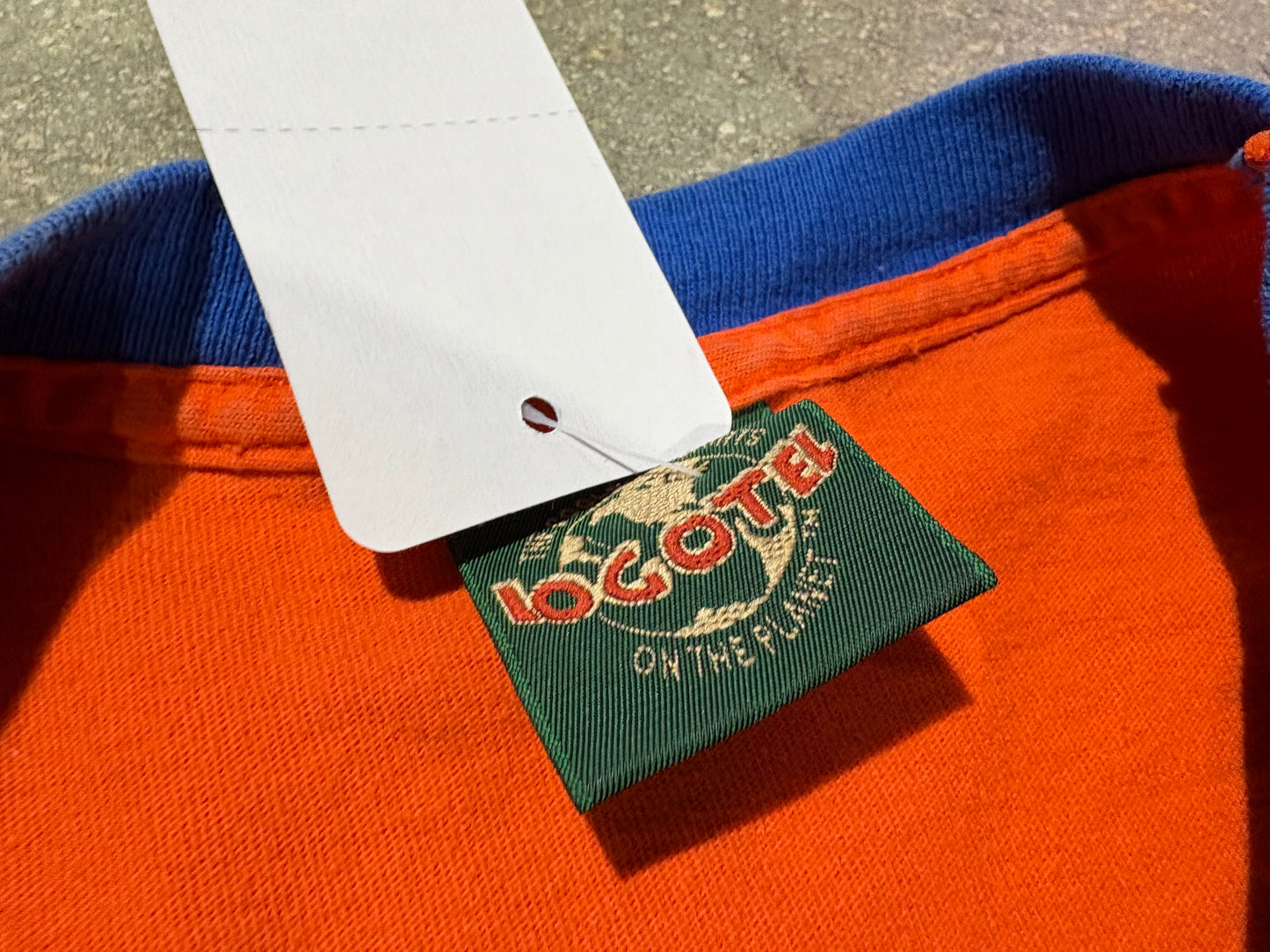 1997 South Park Steak Day Ringer Tee - Orange Size Large