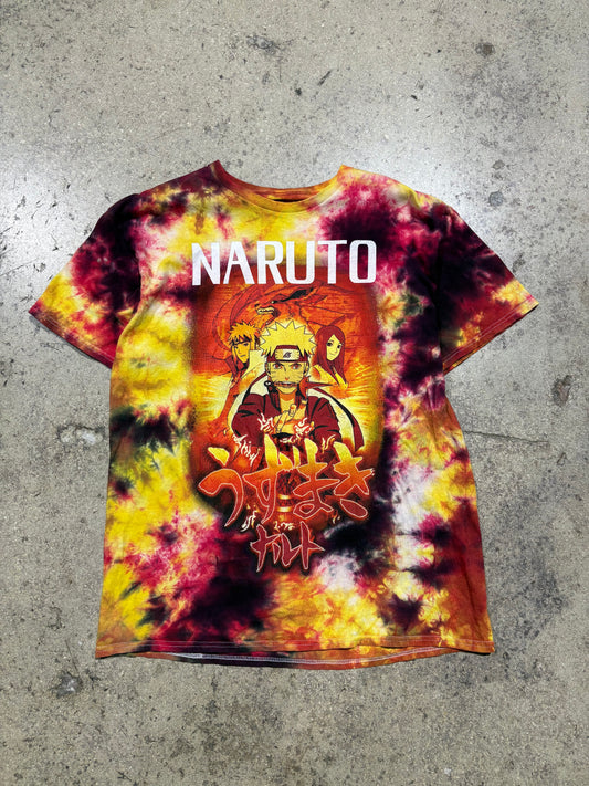 Naruto Uzumaki Family Tee - Tie Dye Size Large (21 x 28)