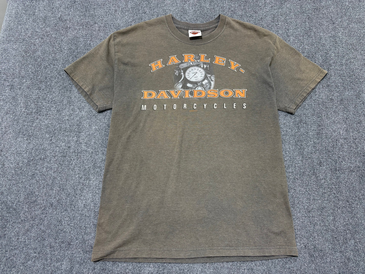 Harley Davidson Twin State Tee - Grey Size XL
