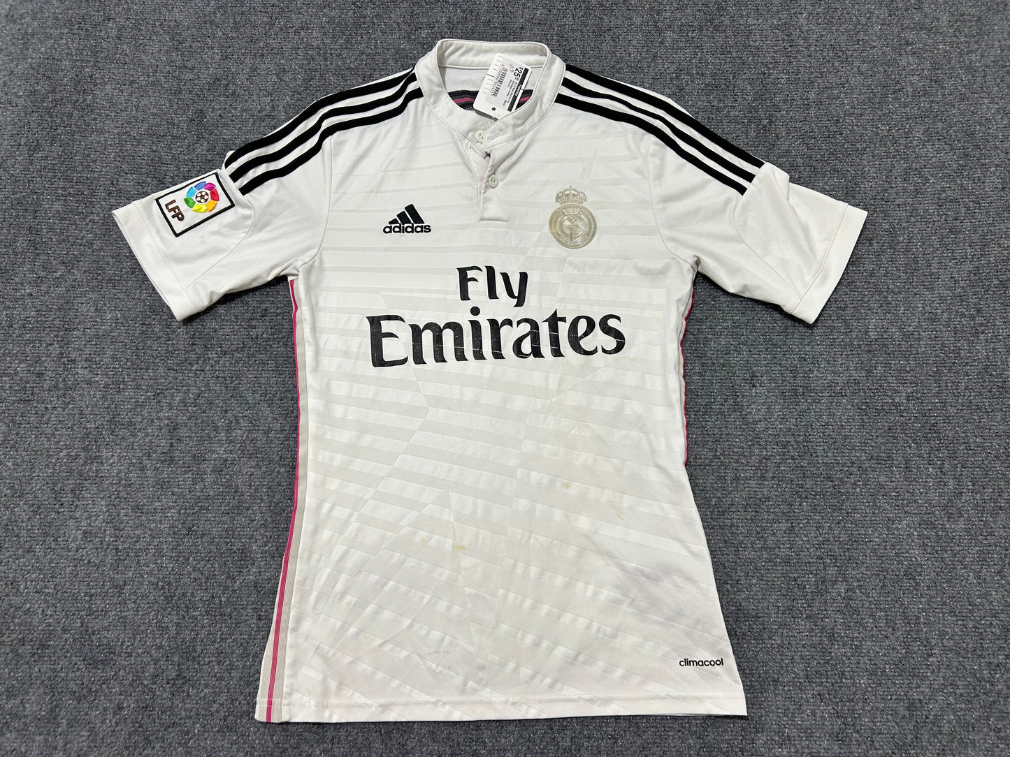 2014 Real Madrid Fly Emirates Jersey - White Size XS