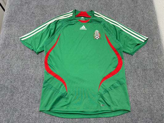 2007 Adidas Mexico National Team Soccer Jersey - Green Size XL