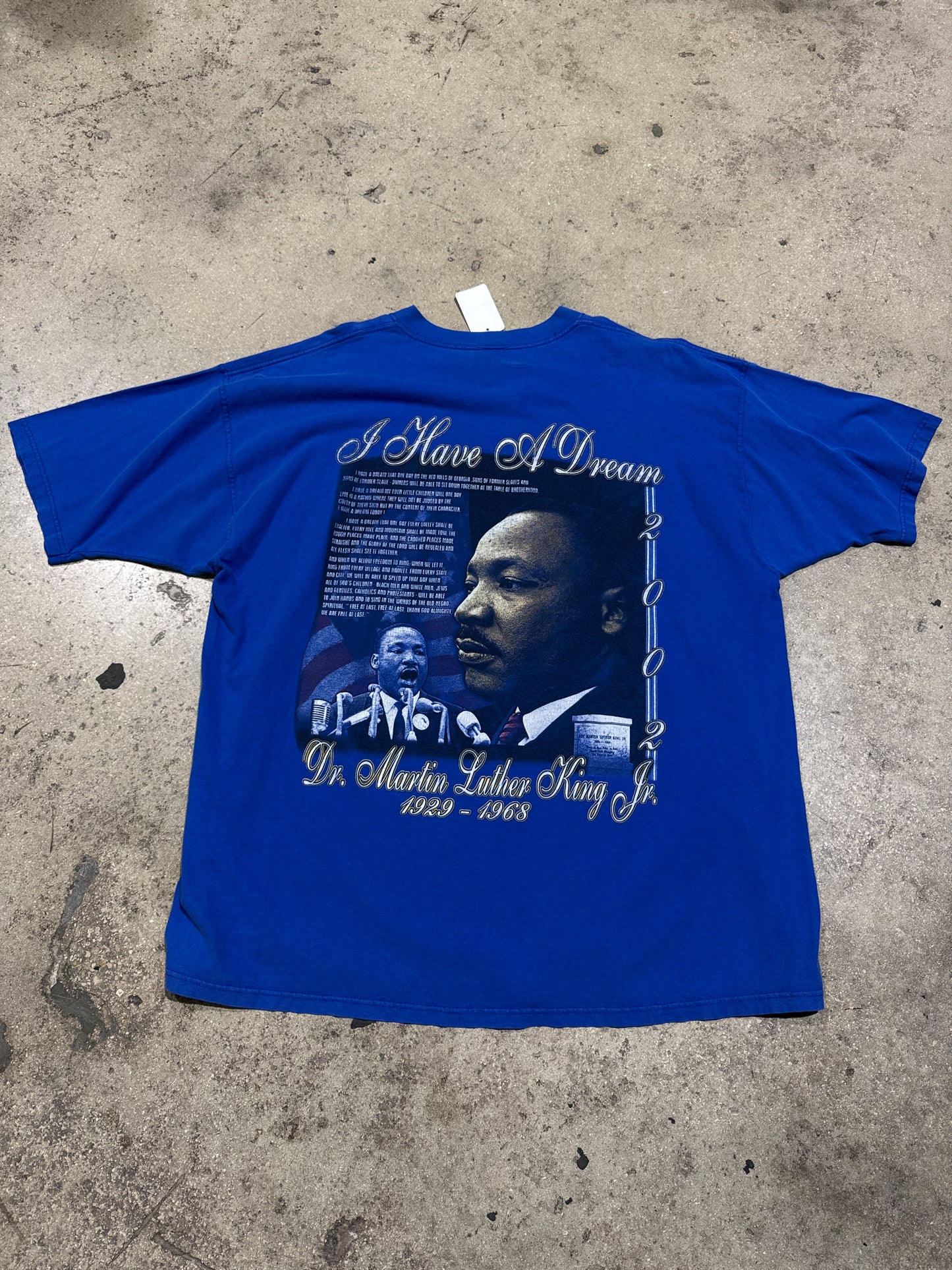 2002 MLK United We Stand tee - Blue