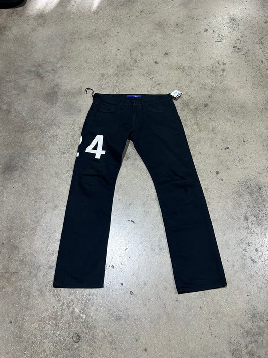 2002 CDG Junya Watanabe 24 Denim Jeans - Black Size Medium