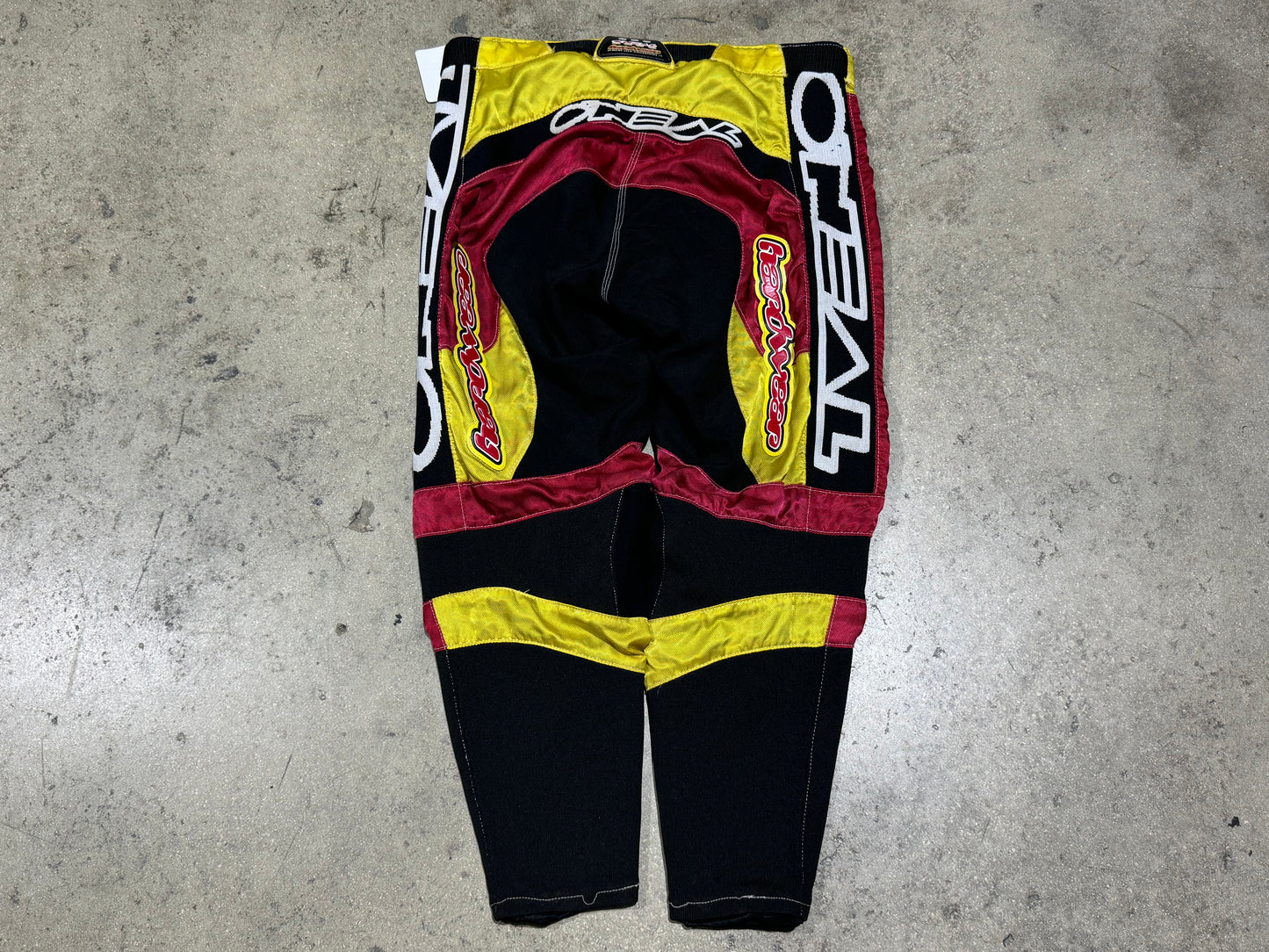 O'neal Racing Motocross Pants - Black/Red/Yellow Size 38