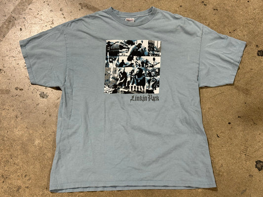 2004 Linkin Park Photographs Tee - Light Blue Size XXL