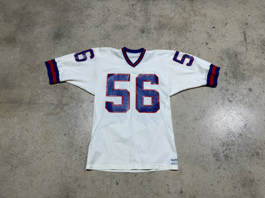 Sand-Knit NY Giants Lawrence Taylor Jersey - White Medium