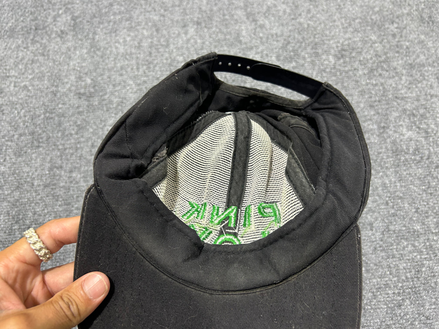 90s Pink Floyd Hat - Black/Green