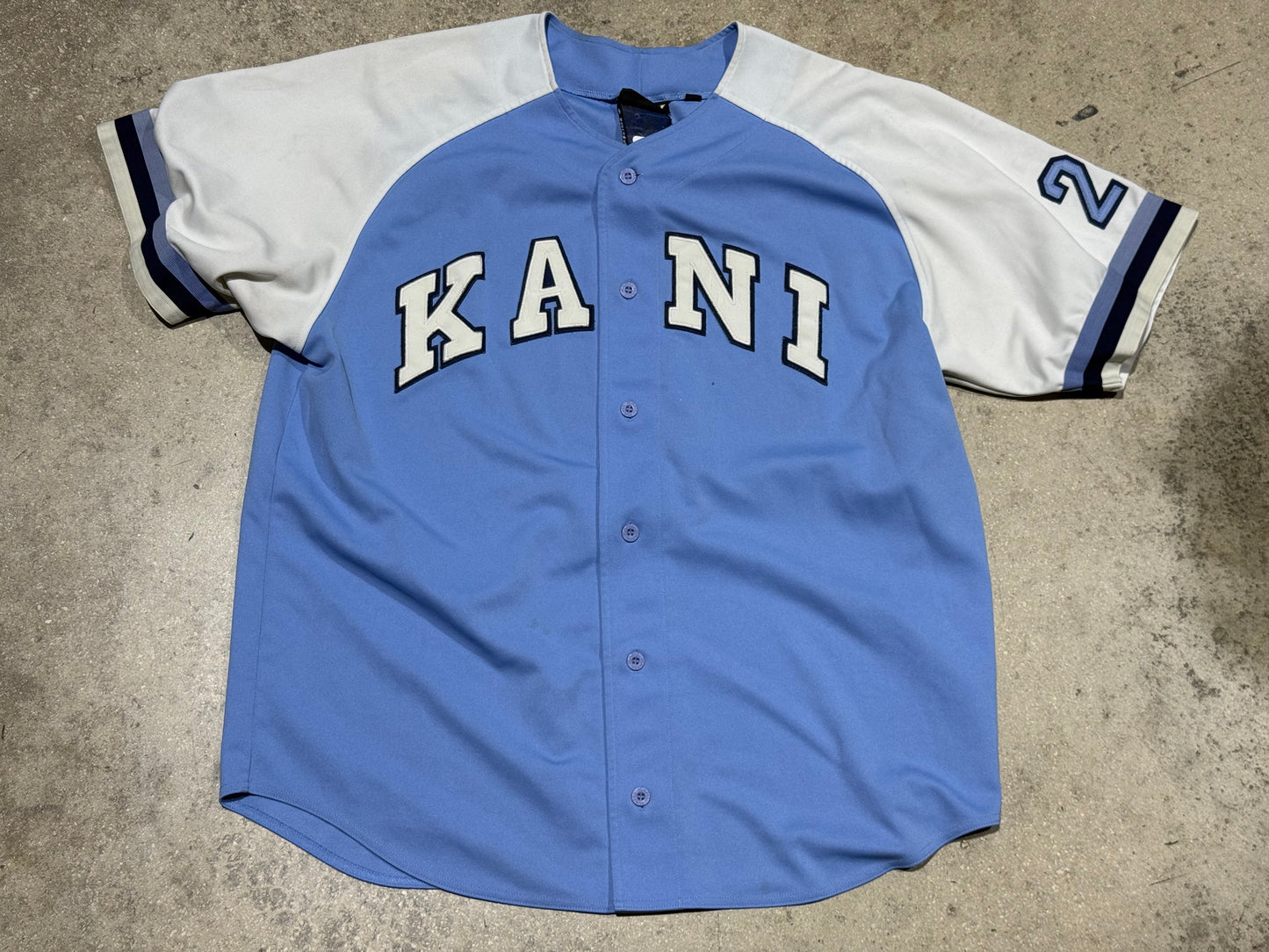 Karl Kani Baseball Jersey - UNC Size XL
