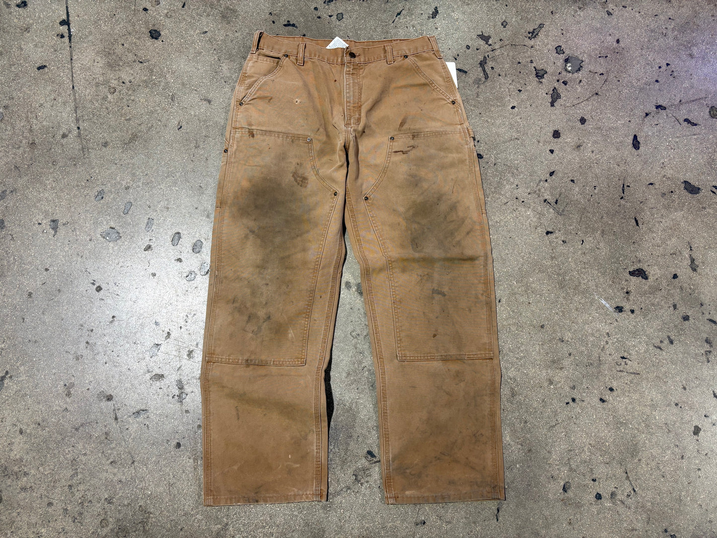 Carhartt Double Carpenter Pants - Khaki Size 36 x 32