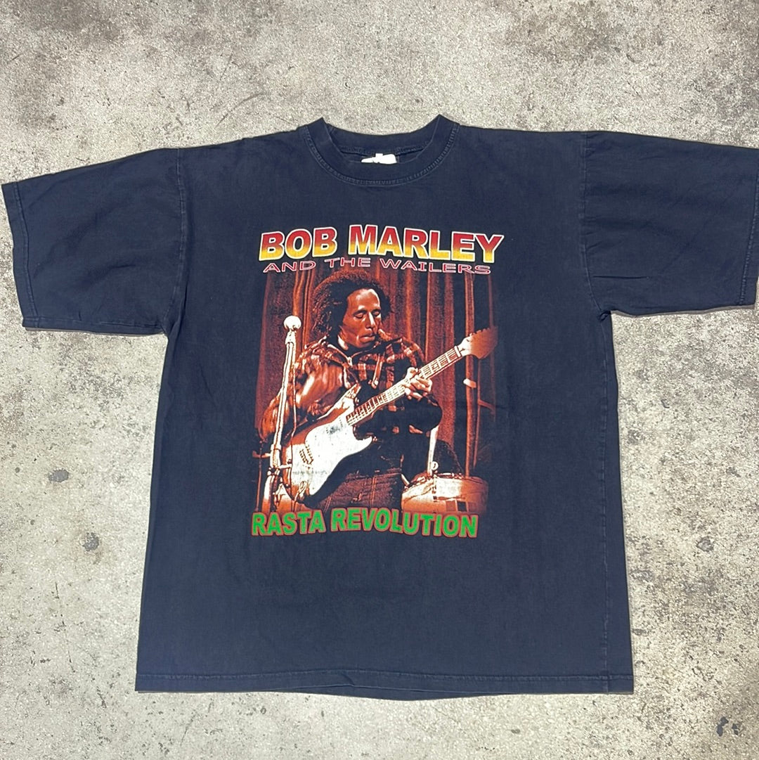 Bob Marley Rasta Revolution Tee - Black Size XXL