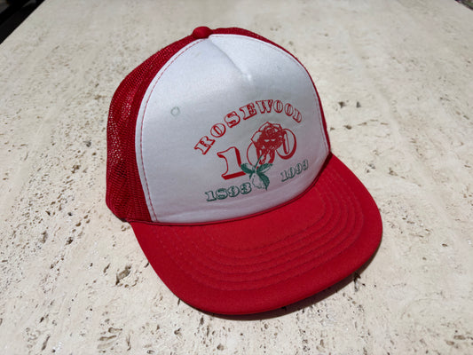 Rosewood Trucker Hat - Red/White