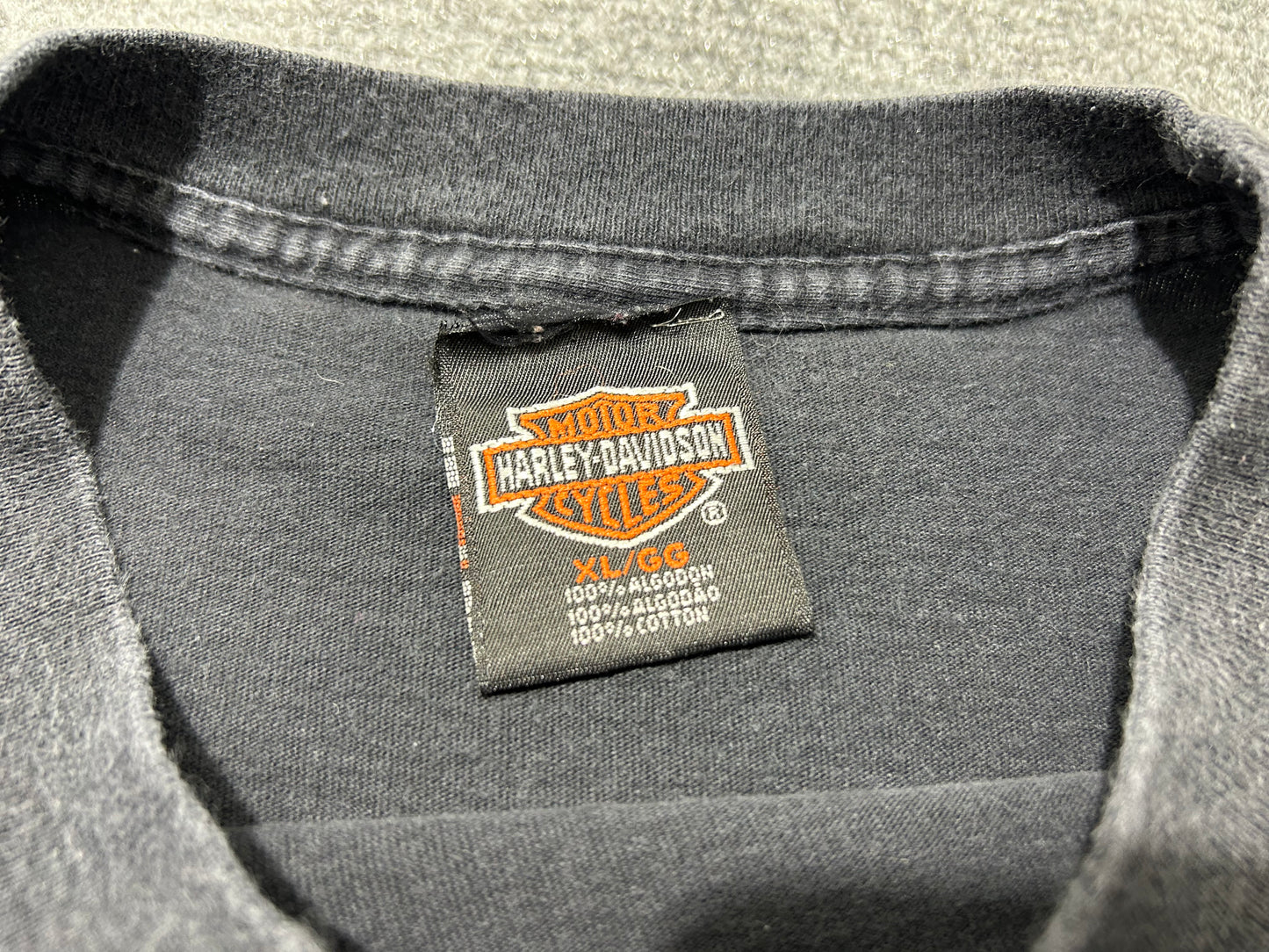 1997 Harley Davidson Cancun Mexico Tee - Black Size XL