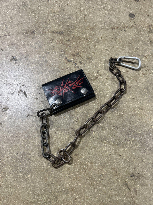 Tribal Wallet & Chain - Black