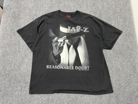 2009 Jay Z Reasonable Doubt Cover Tee - Black Size XXL