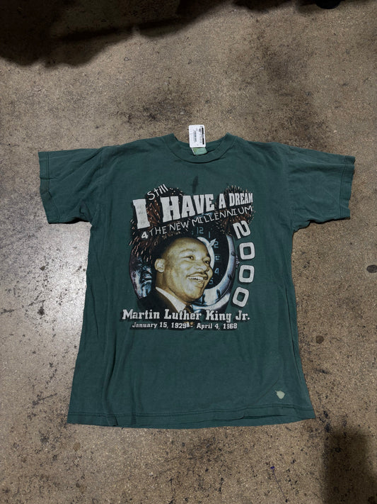 2000 Martin Luther King Tee - Green Size Large