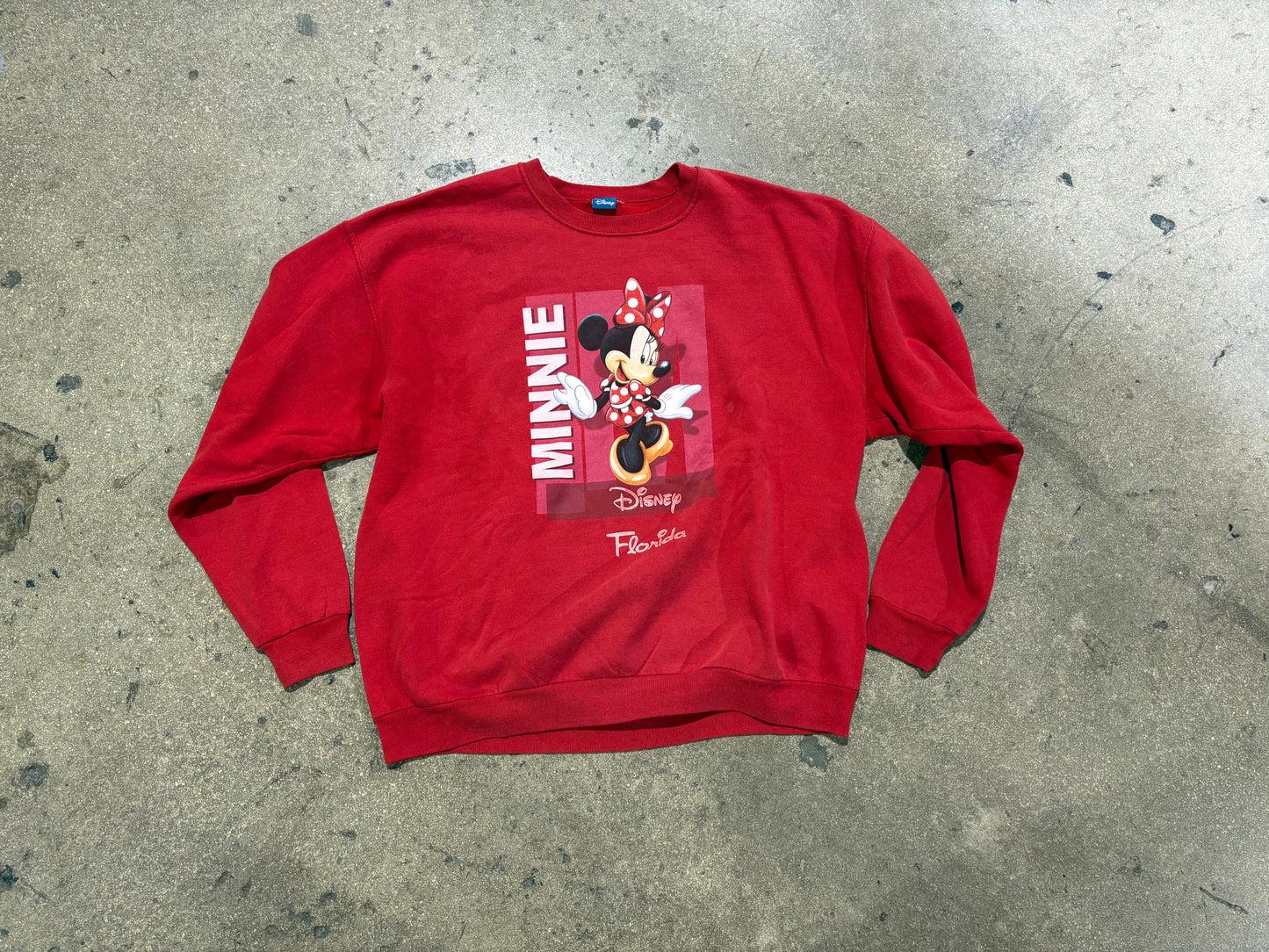 Minnie Mouse Crewneck Sweatshirt - Red Size Large