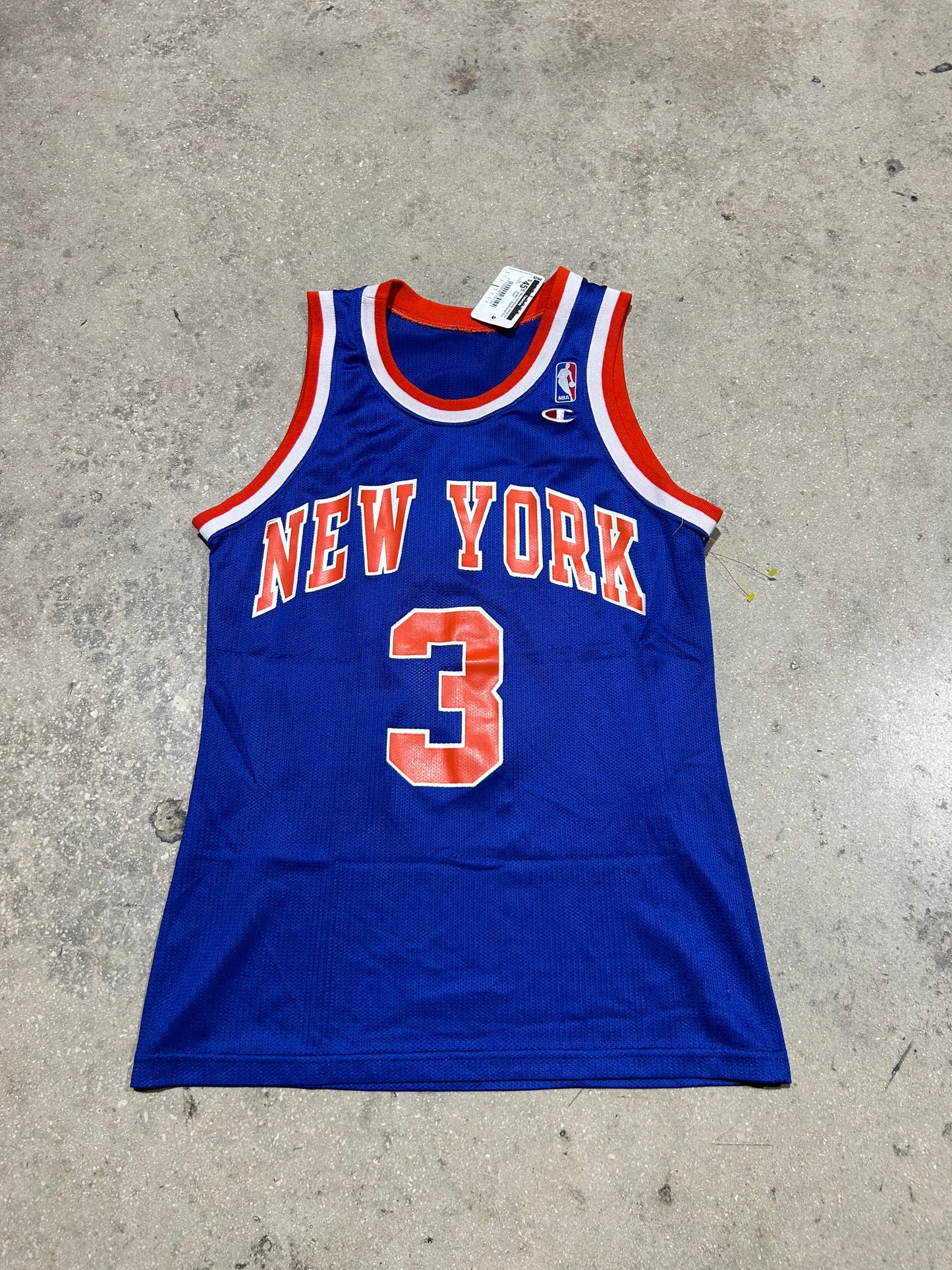 New York Knicks Starks #3 Jersey - Blue/Orange Size Small