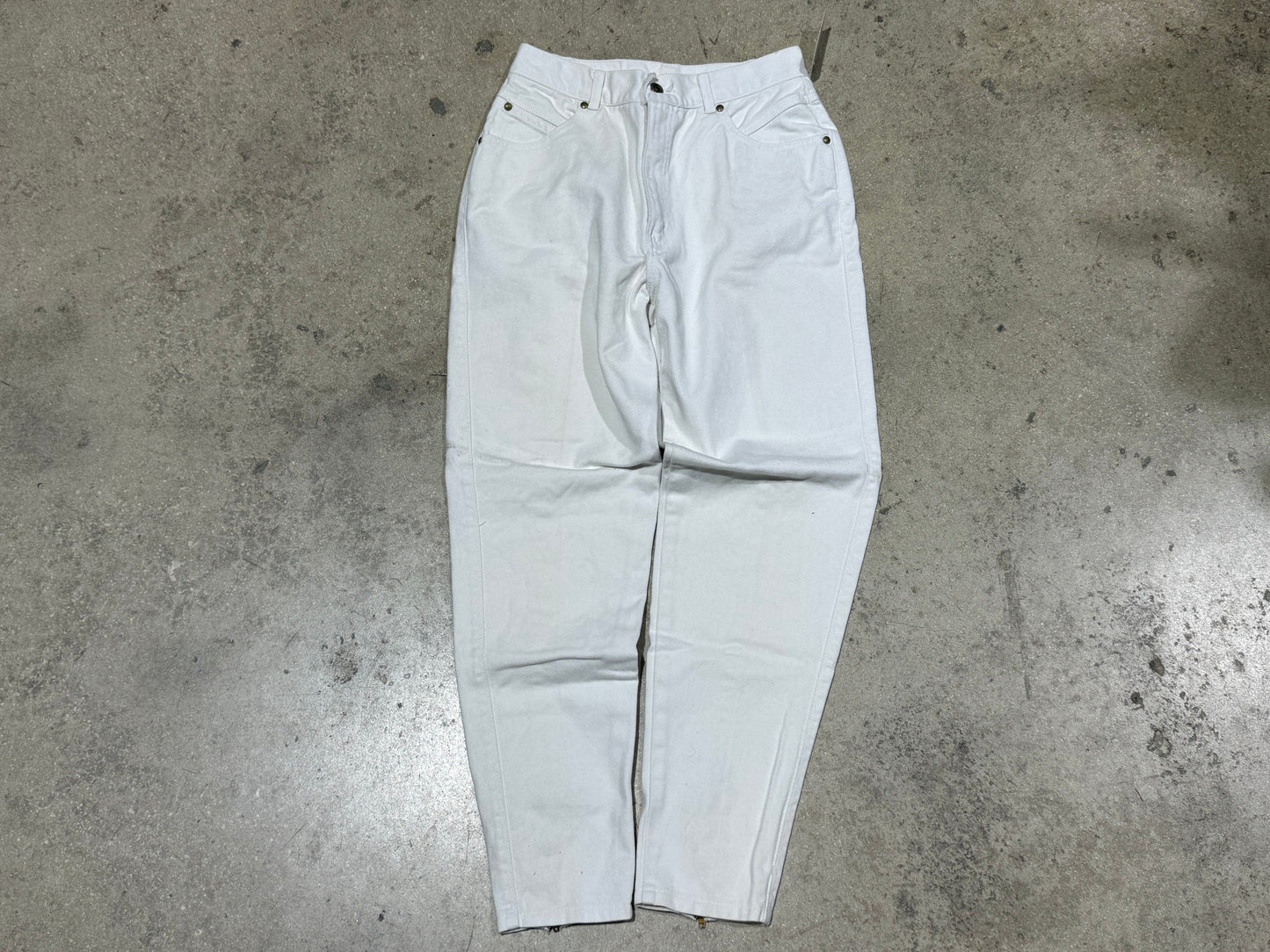 Women's Levis 900 Series Denim - White Size 13