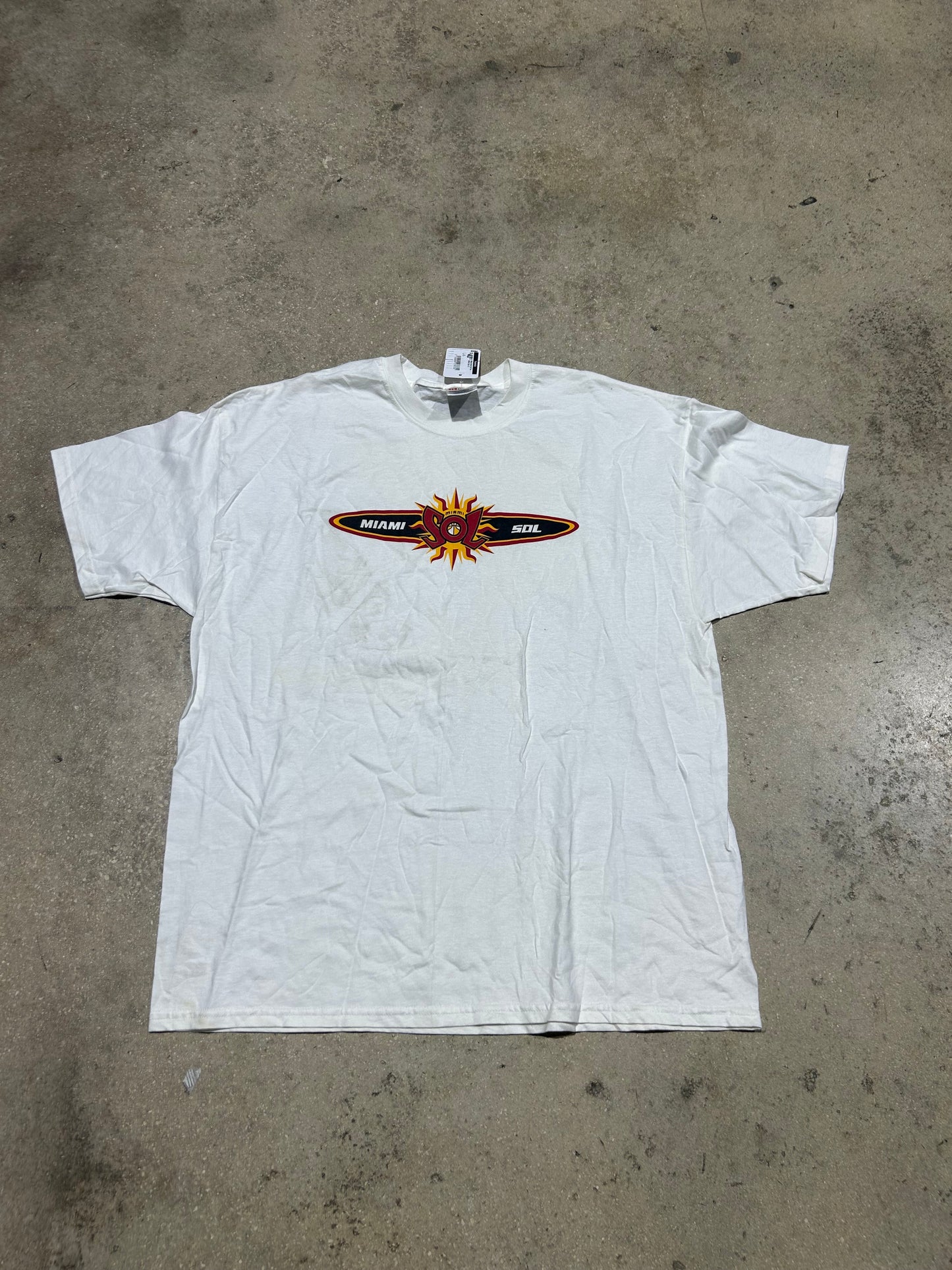 Miami Heat Sol Tee - White Size XL