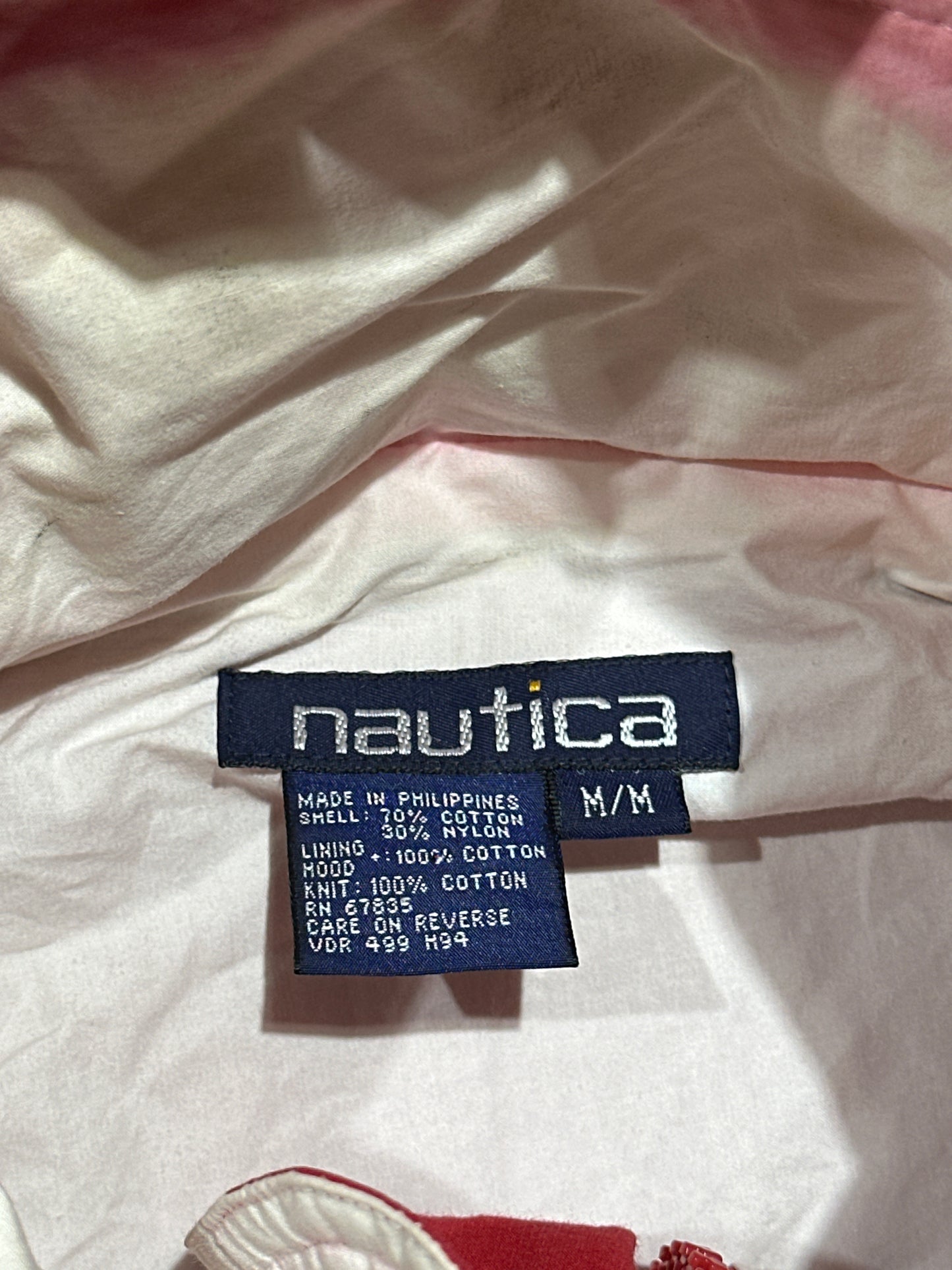 Nautica Challenge Jacket - Red/Navy Size M