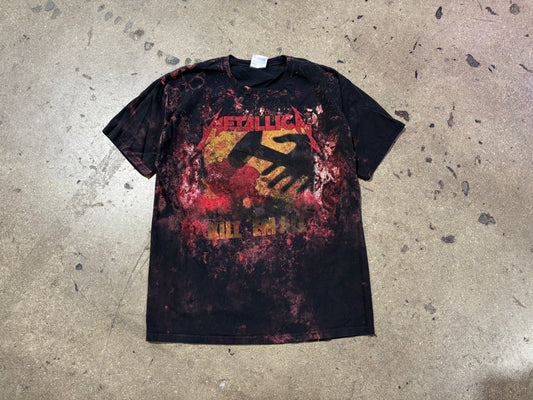 Metallica Kill Them All AOP Tee - Black/Red Size Large