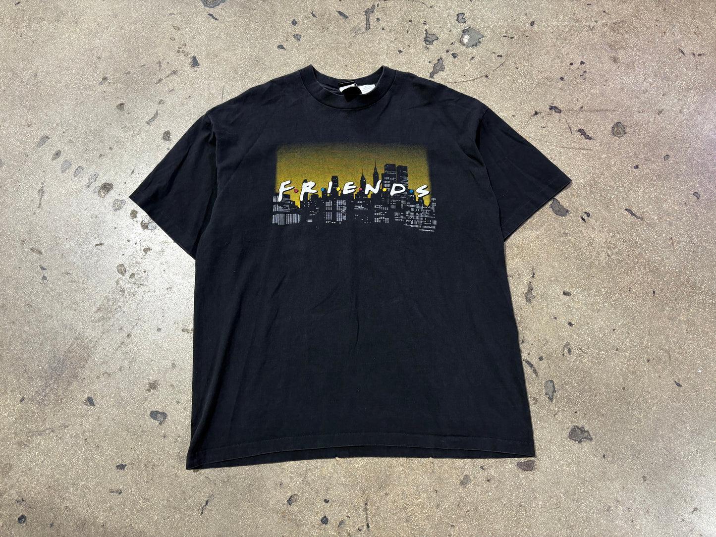 1995 Friends Skyline Title Tee - Black Size XXL