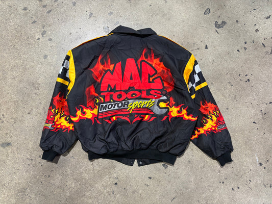 Mac Tools AOP Flames Jacket - Black Size XXL