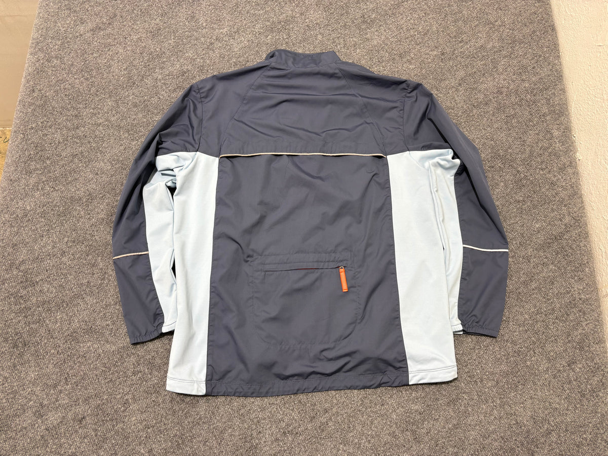 WMNS Y2K Nike Windbreaker Jacket - Navy / Blue Size XL